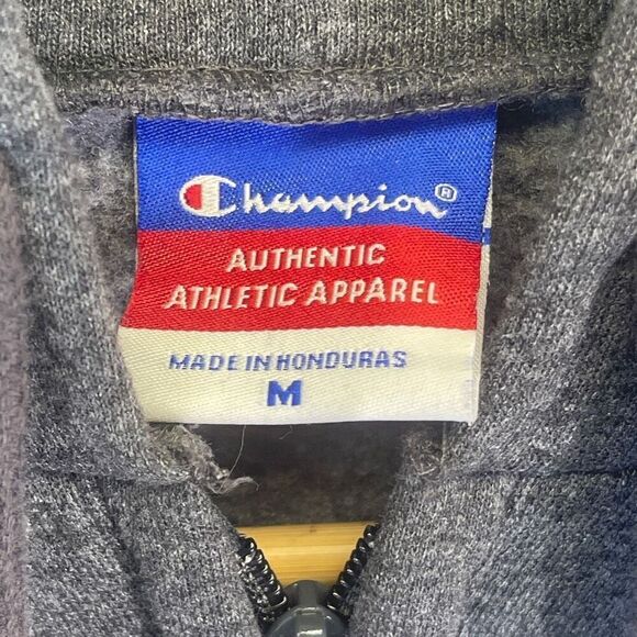 Champion Gray Stanford University Fleece Pullover Sweatshirt Hoodie Size Medium - Picture 3 of 7